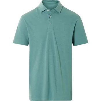 Pánské tričko LIVERGY® Pánské polotriko s podílem lnu (tyrkysová, L (52/54))