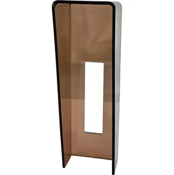 Stříška nad vchodové dveře Stříška pro nástěnné čtečky a klávesnice S1 170x50x50/25 UV plexi