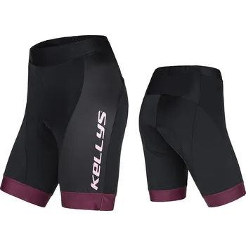 Cyklistické kalhoty KELLYS Cyklokalhoty MADDIE 2 krátké s vložkou bordo - L