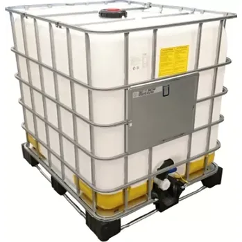 IBC kontejner IBC KONTEJNER 1000L SM13 EX UN 150/50 KOVO/PLASTOVÁ PALETA VYMĚNIT. KLAPKOVÝ KOHOUT DN50 61kg