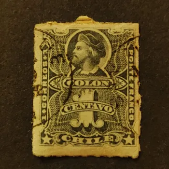 Sběratelství Známka Chile, Mi.13#