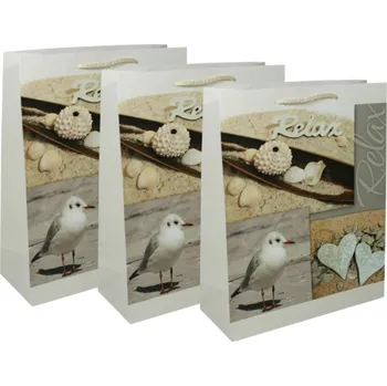 Dárková taška 3ks Dárkových tašek M - Relax 8600053