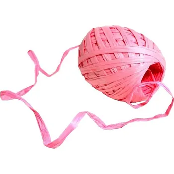 Stuha Papírová stuha vázací 30m - Raffia světle růžová 7002321