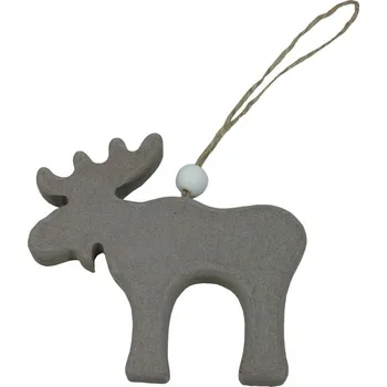 Vánoční dekorace Dekorace závěsná sob 10cm 3001135