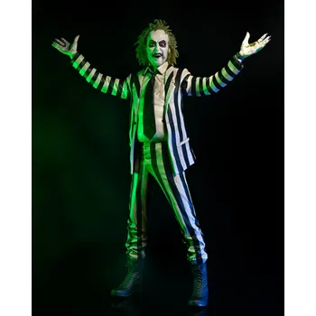 Figurka Beetlejuice (1988) - sběratelská figurka Beetlejuice (Striped Suit) 45 cm