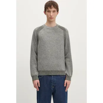 Pánský svetr Vlněný svetr Paul Smith pánský, šedá barva, M1R-246Z-P02585 M1R.246Z.P02585 90X, vel. L