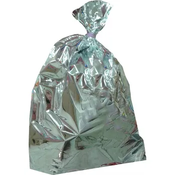 Dárková taška Hliníkový sáček 25*40 cm Stříbrný 5ks 8800443