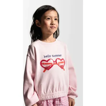 Kojenecké oblečení Mikina Coccodrillo WC5132101HGK růžová 30X, vel. 104