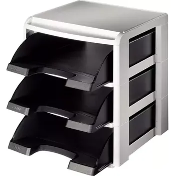 Kancelářské potřeby Stohovací systém Leitz Plus, černá