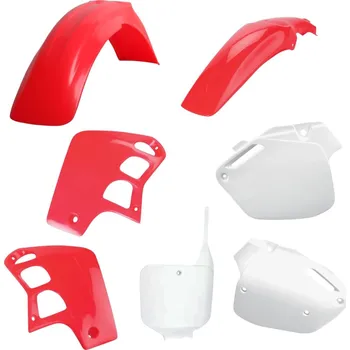 Sada plastů HONDA CR 500 '95-'04 (fluo červená/bílá), POLISPORT