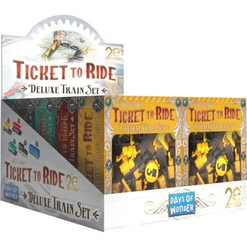 Desková hra Ticket to Ride: 20th Anniversary Deluxe train (5 setů / barev)