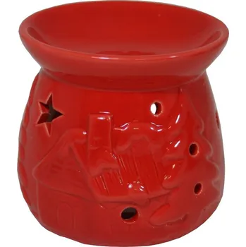 Aroma lampa Aromalampa chaloupka červená 9cm 9001103