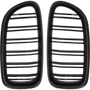 Přední maska ledvinky Double-line BMW 5 F10 / F11 karbon