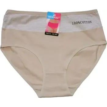 Dámské kalhoty Dámské kalhotky do pasu jednobarevné 193 čoko 599/88