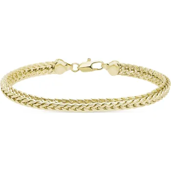 Náramek DUBAI 2827 Pozlacený náramek hadí kůže Ellami