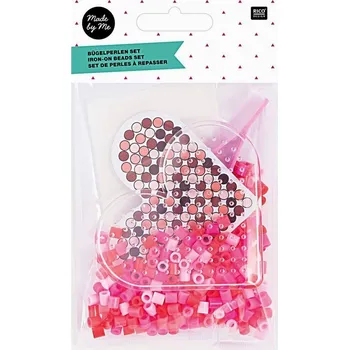 Rico Design GmbH & Co.KG Zažehlovací korálky a podložka - srdce