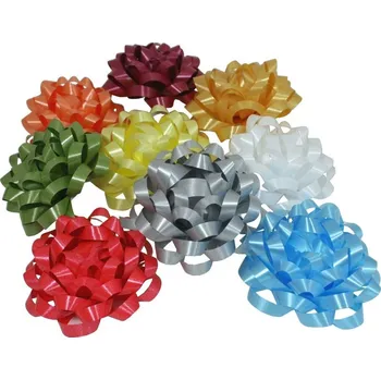 Stuha Rosetky velké 10 cm - 25 ks MIX NEW 7210003