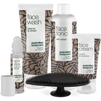 Pleťový krém Balíček produktů s peelingem na obličej — 5-balení pro každodenní čištění nečisté pleti s pupínky