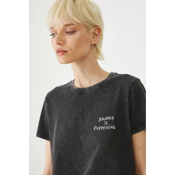 Dámské tričko Bavlněné tričko Medicine dámské, šedá barva RS25.TSDA09 GRX, vel. S