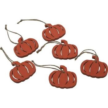 Zahradní dekorace Dekorace závěsná dýně 5 cm - 6 ks 3001395