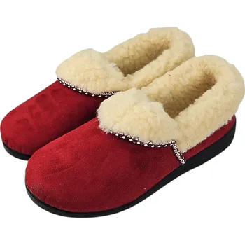 Dámské pantofle M 031 - T70 dámské teplé filcové papuče/ domácí obuv 40