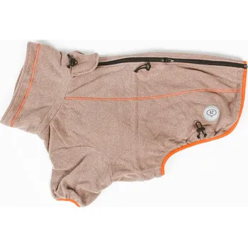 Obleček pro psa Nomad Tales Blush kabát pro psy flísový karamelový - délka zad cca 70cm pes