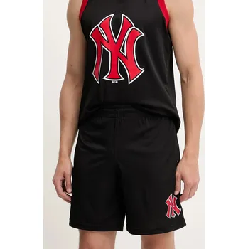 Pánské kraťasy Kraťasy 47 brand MLB New York Yankees pánské, černá barva, BB017PMXYEX657793JK 99X, vel. S