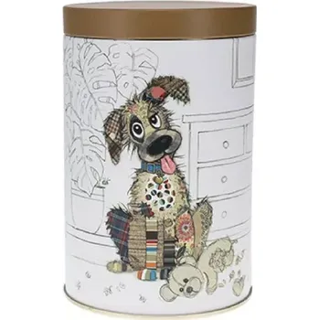 Dóza na potraviny Plechová dóza 14cm BUG ART Pejsek (Dózy se psy)