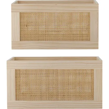 Úložný box BLOOMINGVILLE Set 2 úložných boxů PIANA světlý