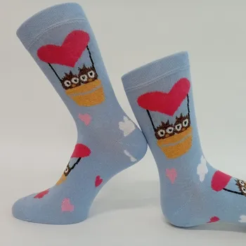 Trepon Bavlněné ponožky BIRD Barva: světle modrá, Velikost: 24 - 27 (37 - 41)