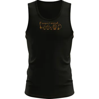 Dětský funkční nátělník KEEP CALM černá Bamboo Ultra - Hnědá / 130