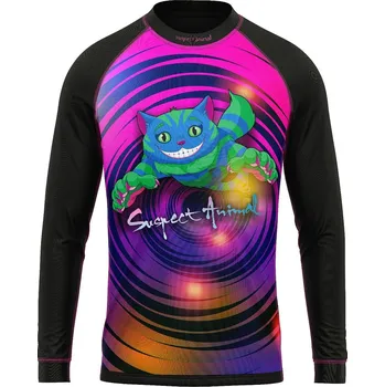 Dětské funkční triko dlouhý rukáv ŠKLÍBA černá Bamboo Ultra - Růžová / 150