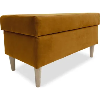 Taburet Taburet FINN s úložným prostorem - žlutý - ITAKA 33