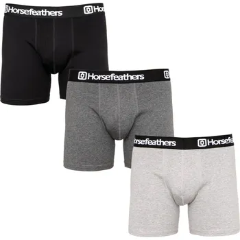 Boxerky 3PACK pánské boxerky Horsefeathers vícebarevné (AM067D) XXL Možnost vrácení zboží ZDARMA do 120 dnů!