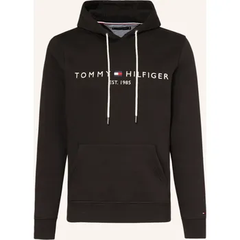 Pánská mikina Tommy Hilfiger Pánská Mikina S Kapucí, černá, XL