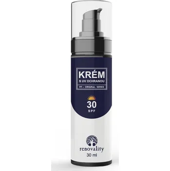 Pleťový krém Renovality Minerální krém s UV ochranou SPF 30 - 30 ml