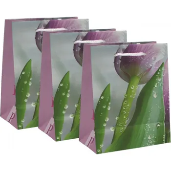 Dárková taška 3ks Dárkových tašek S - Tulipány 8600104