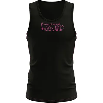 Dětský funkční nátělník ŠKLÍBA černá Bamboo Ultra - Růžová / 130