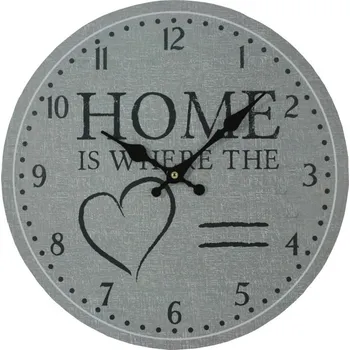 Hodiny Nástěnné hodiny Home šedé 2000050