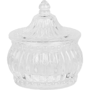 Dóza na potraviny Skleněná úložná dóza na curovinky - Ø 10*11cm