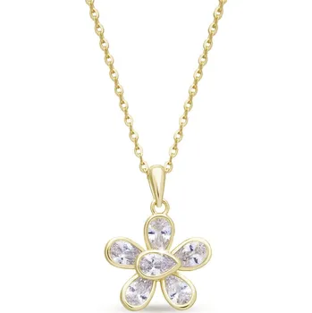 Řetízek Pozlacený řetízek 14k s kytičkou 2397