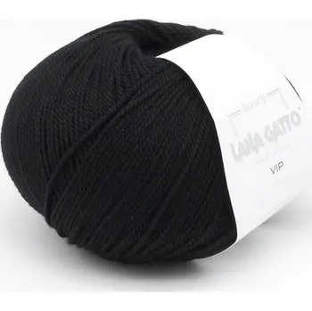 Příze Lana Gatto VIP 1500 – nero scurissimo