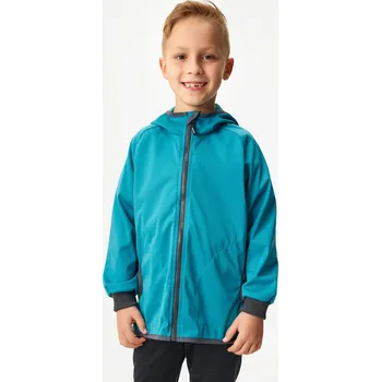 Chlapecká bunda Dětská softshellová bunda bez zateplení pružná Basic, Smaragdová Velikost: 152/158