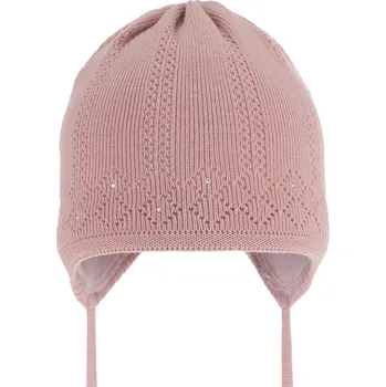Čepice Stylová podzimní/jarní čepice pro dívky Antila - starorůžová Velikost: 44-46