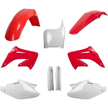 Sada plastů (FULL KIT) HONDA CR 125 '02-'03 CR 250 '02-'03 (červená/bílá), POLISPORT