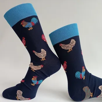 Pánské ponožky Trepon Bavlněné ponožky SLEPICE Barva: tmavě modrá, Velikost: 28 - 31 (42 - 46)