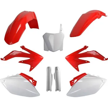 Sada plastů (FULL KIT) HONDA CRF 450R '08 (červená/bílá), POLISPORT