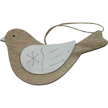 Dekorace závěsná ptáček oboustranný 3001182