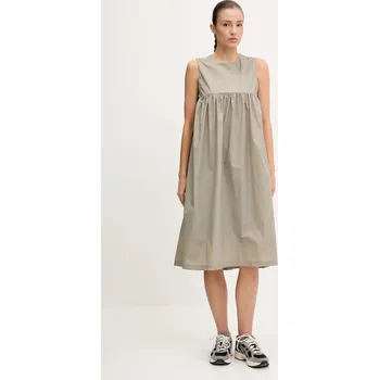 Dámské šaty Šaty adidas City Escape zelená barva, mini, JC5122 91X, vel. M