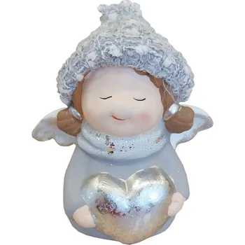 Vánoční dekorace Andělka keramická 16 cm 3130008
